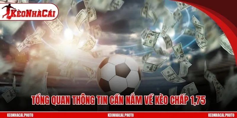 Tổng quan thông tin cần nắm về kèo chấp 1,75